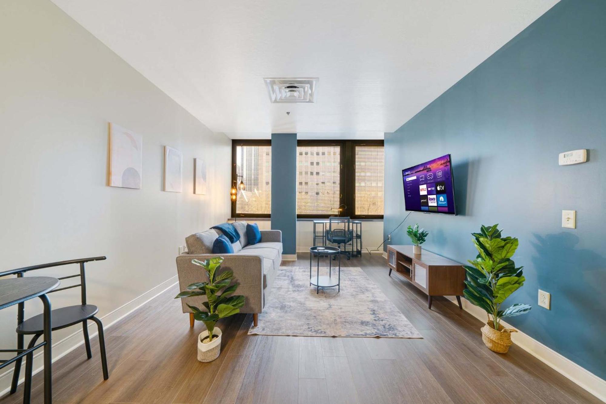 Ferienwohnung Vibrant Luxury Prime Location 24-7 Onsite Parking Gym Lounge Pittsburgh Exterior foto